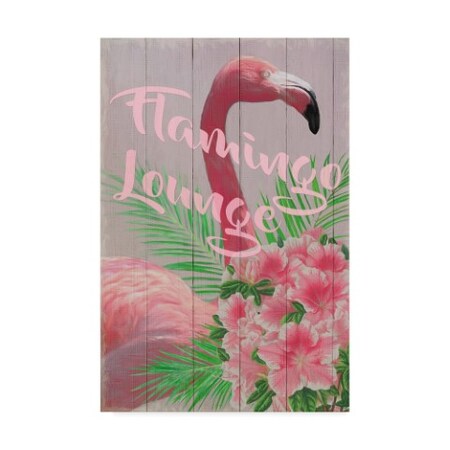 Cora Niele 'Flamingo Lounge' Canvas Art,12x19